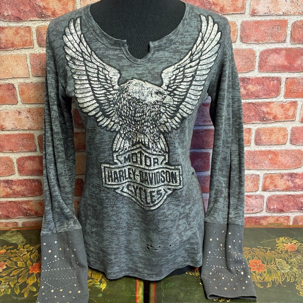 Vintage Small Harley Davidson Long Sleeve
